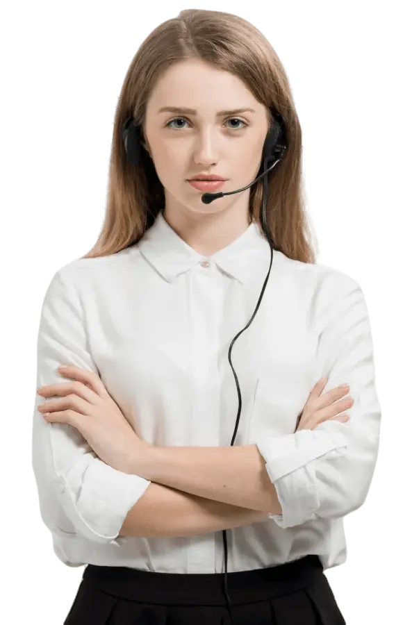 Phoenix Physio front desk team member wearing a headset